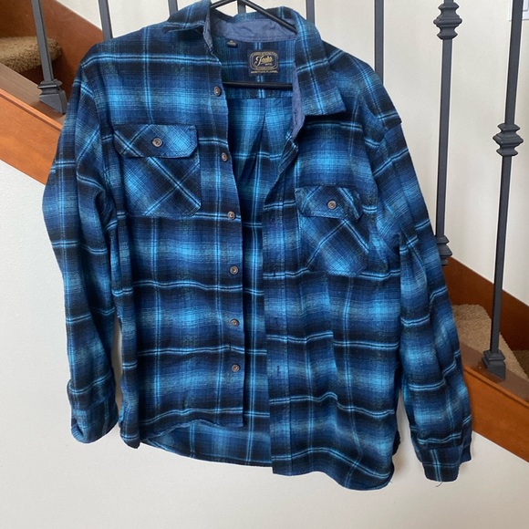 3/15 Jachs Thick Flannel Check Plaid Button Up Shirt - Picture 1 of 3